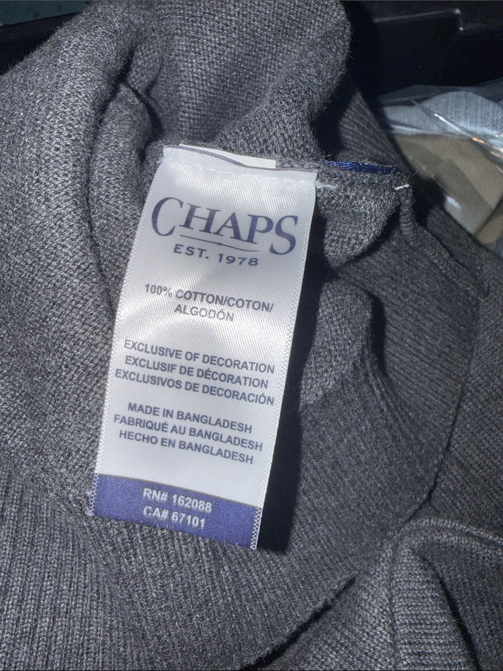 Chaps NWT Gray Golden Retriever Dog Beanie Intarsia Knit Crewneck Sweater XL - Picture 11 of 11